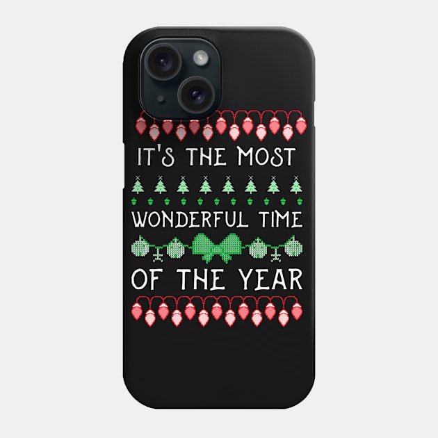 It's the most wonderful time of the year Christmas decorations Phone Case by MyVictory