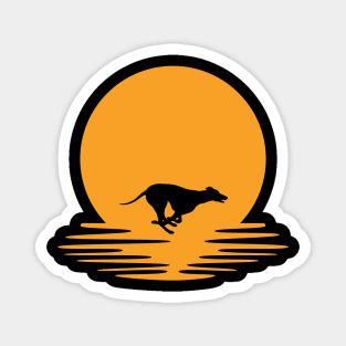 Greyhound Sunset Magnet