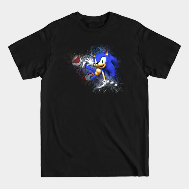 Sonic Pen Sketch - Sonic - T-Shirt