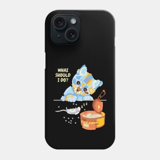 EVEN CATS HAVE MUSOPHOBIA Phone Case