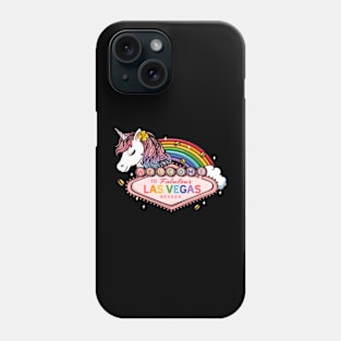 Las Vegas Nevada Unicorn Phone Case