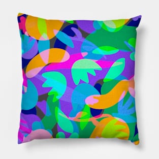 Abstract colorful floral pattern Pillow