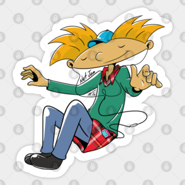 Hey Arnold - Hey Arnold - Sticker | TeePublic Hey Arnold - Hey Arnold - Sticker | TeePublic