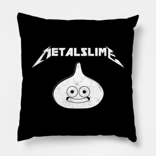 Metal Slime B&W Pillow