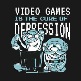 Old people playing videogames T-Shirt