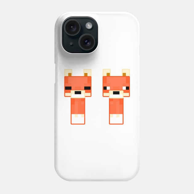 Twin Baby Foxes Phone Case by felixbunny