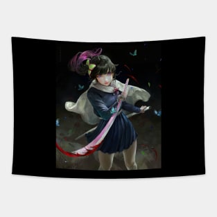 Swordswoman Master Kanao Tapestry