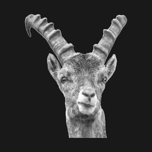 Black and White Capricorn T-Shirt