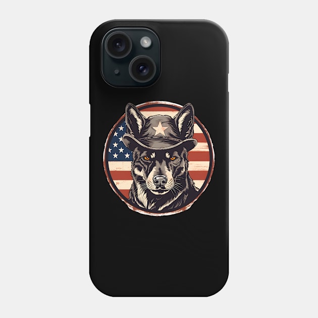 Patriotic Akita Phone Case by NatashaCuteShop