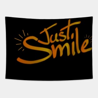 Just a funny smile Tapestry