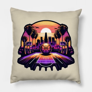 LA - NBA and Lakers Tribute Pillow