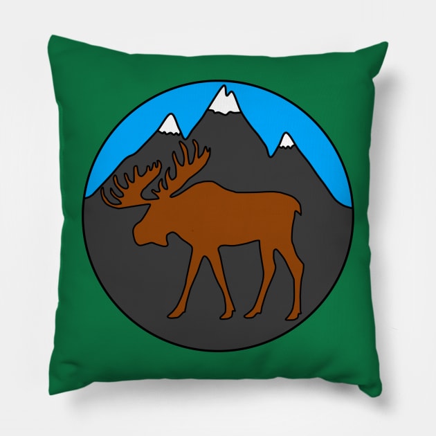 Moose Pillow by Nicostore