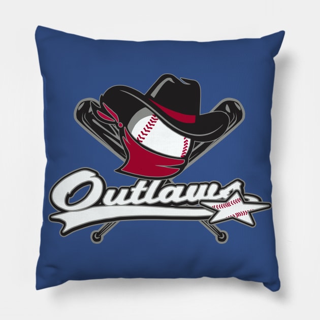 Outlaws Pillow by DavesTees