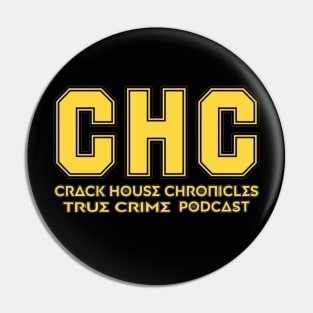 CHC Yellow Script Greek Letter Pin