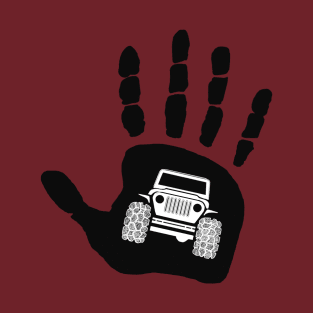 Wave Hand Monster Truck T-Shirt