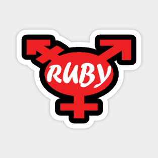 Official Ruby Logo Magnet