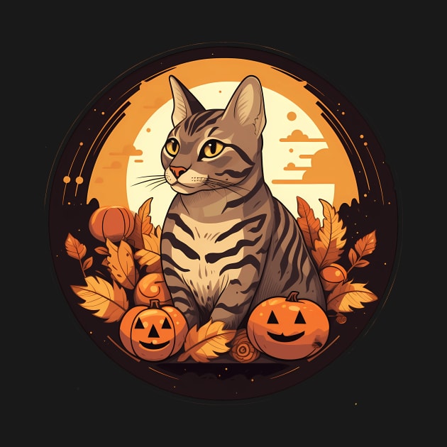 Bengal Cat Halloween, Cat Lover by dukito