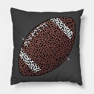 Football Shaped Maze & Labyrinth Pillow