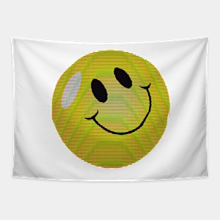 smile glitch Tapestry