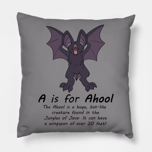 Ahool Pillow by possumtees