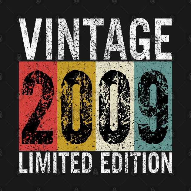 14 Years Old Vintage 2009 Limited Edition 14th Birthday gift by Kingostore