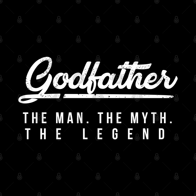 Godfather The Man The Myth The Legend Gift Idea Gift For Godfather Godfather by giftideas