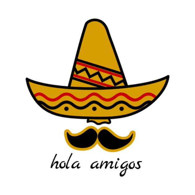 Hola amigos by Pipa's design