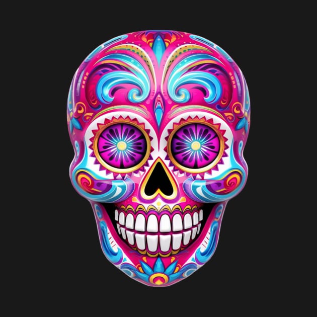 Day of the dead sugar skull by CheekyClothingGifts