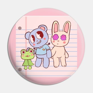 Animal friends Pin