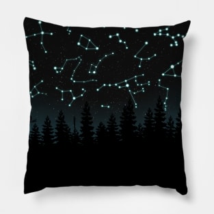 Constellations V2 (Trees are Transparent) Pillow