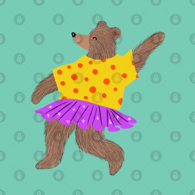 Dancing Bear by Davilyn Lynch Illustration