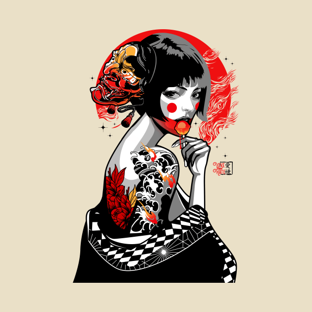 Geisha Pop by Heymoonly