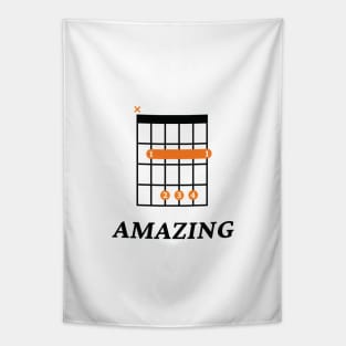 B Amazing B Guitar Chord Tab Light Theme Tapestry