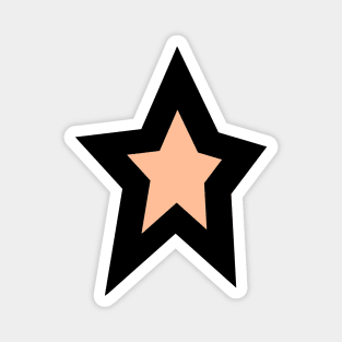 Peach Fuzz Star Magnet