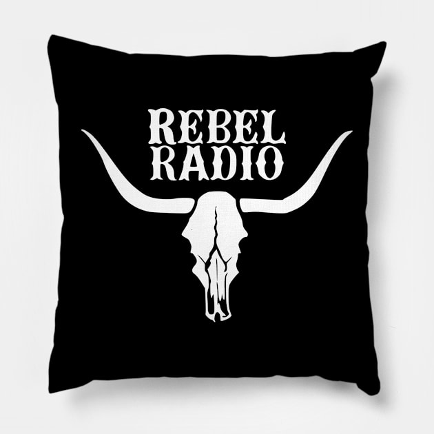 Rebel Radio Country Radio Grand Theft Auto V Pillow by MAR-A-LAGO RAIDERS