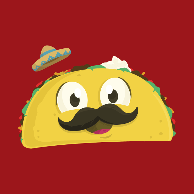 Taco Stache by rachaelmarie