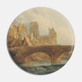 Durham Cathedral and Castle by Thomas Girtin Pin