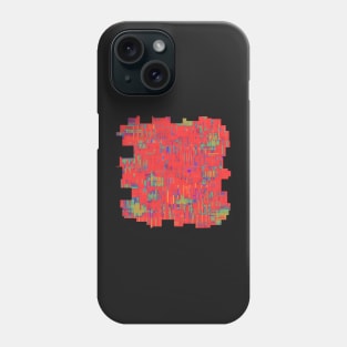 Random Shapes Abstract Pattern Phone Case