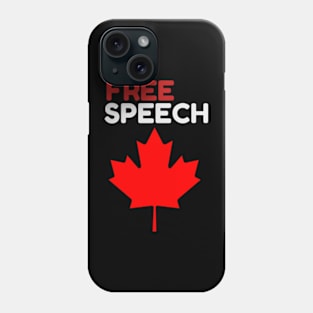 free speech canada  freedom  lovers Phone Case