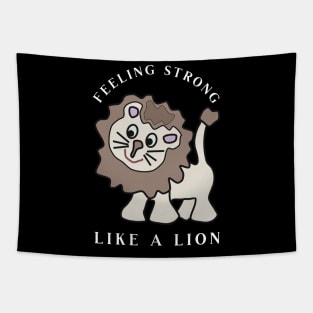 Strong like a Lion Tapestry