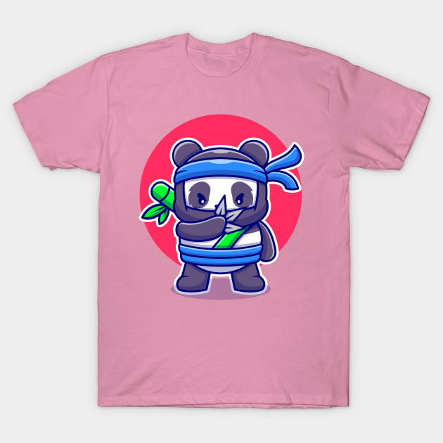 Cute Ninja Panda Cartoon - Cute Ninja Panda Cartoon - T-Shirt | TeePublic Cute Ninja Panda Cartoon - Cute Ninja Panda Cartoon - T-Shirt | TeePublic