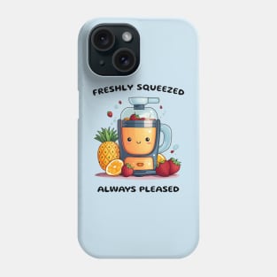 Fruit Juicer Freshly Squeezed Always Pleased Funny Health Novelty Phone Case