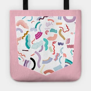 Pocket- marker curly Tote