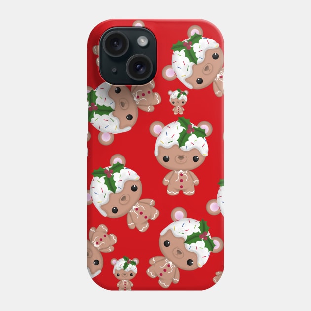 CHRISTMAS BEAR Phone Case by MAYRAREINART