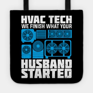 Funny HVAC Tech Instructor Technician Gift Tote