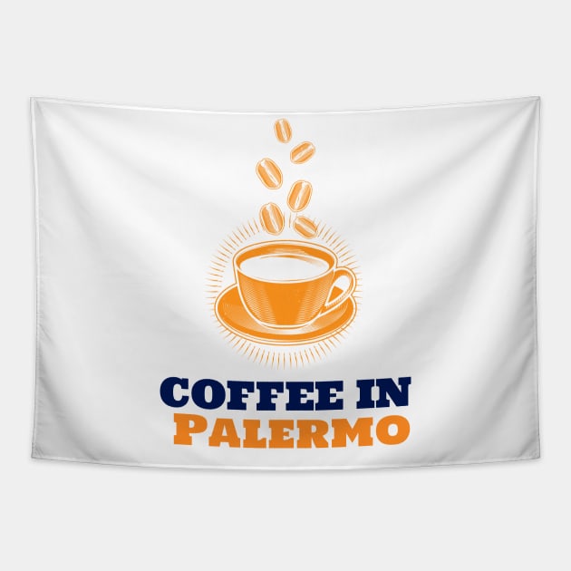 Palermo & Coffee Tapestry by ArtDesignDE