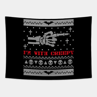 Halloween Ugly Sweater Tapestry