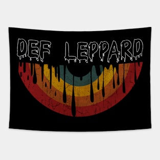 Vinyl Melted Leppard Vintage Tapestry