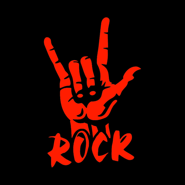 rock sign hand by autopic