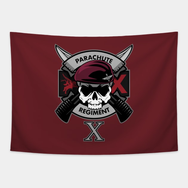 Parachute Regiment - 10th Battalion Tapestry by TCP